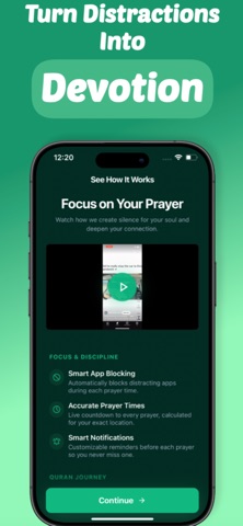 Pray Screen Time - Quran Focus screenshot