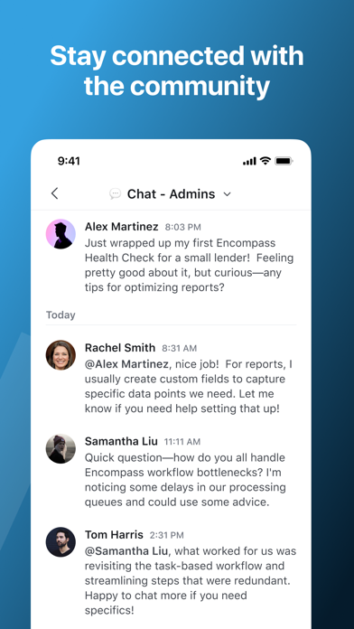 Mastering Encompass® Community iPhone screenshot 6 - Social Networking app