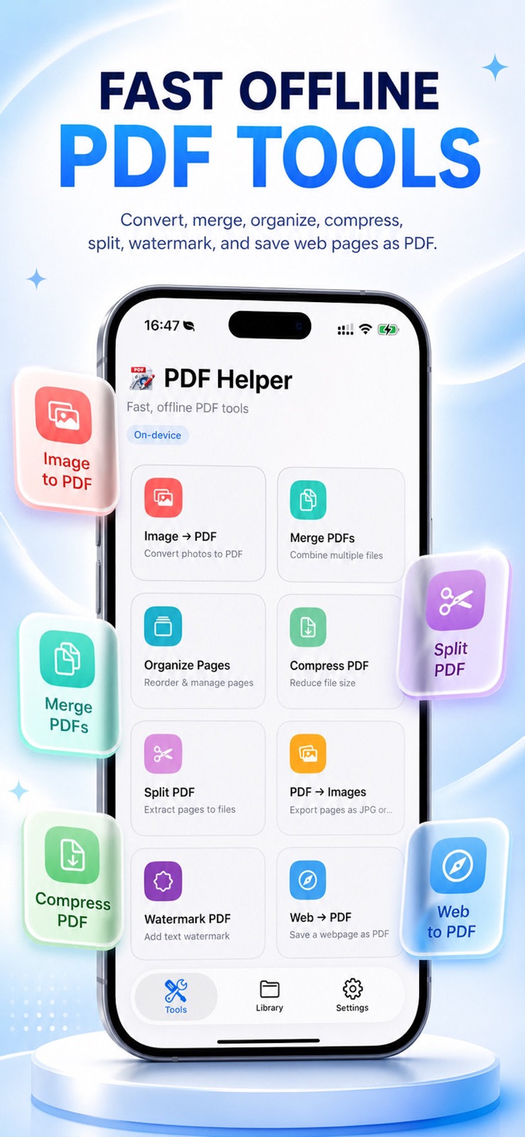PDF Editor: Converter & Merger iphone screenshot 1