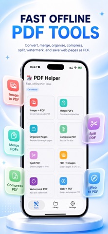 PDF Editor: Converter & Merger Screenshot 1 of 3