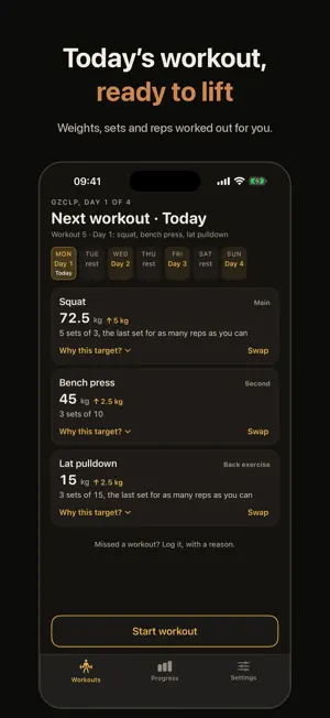 Sabel: Strength Planner screenshot 1