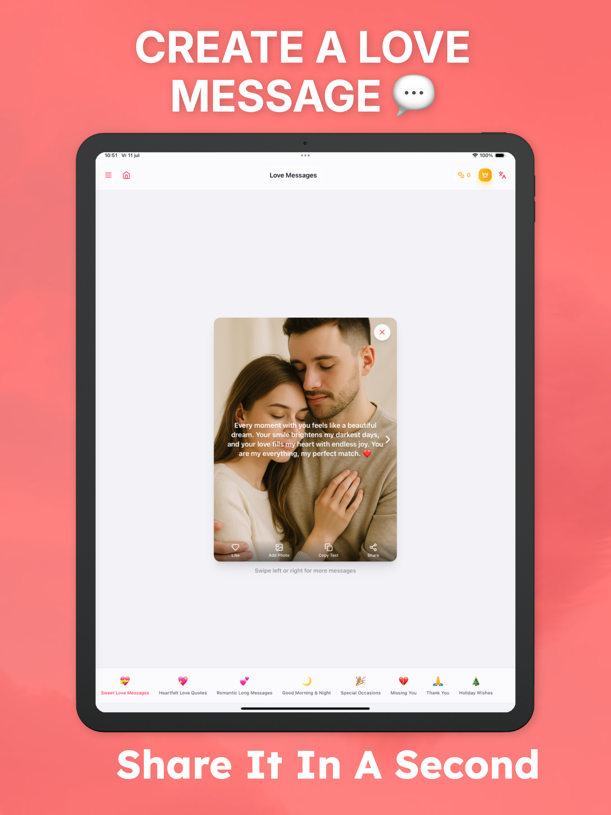 Love Messages - Create & Share screenshot 4