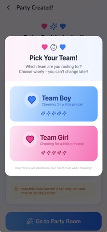 Create Gender Reveal Party Screenshot 3 of 4