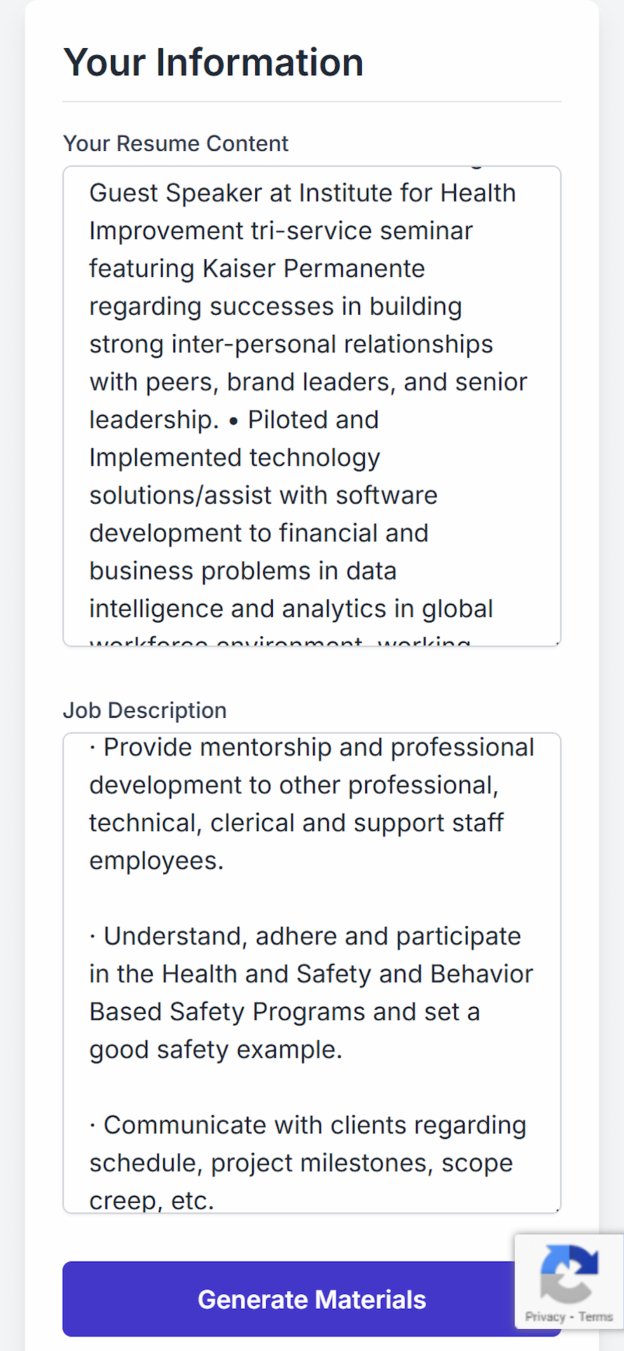 The Top Applicant: AI Resume