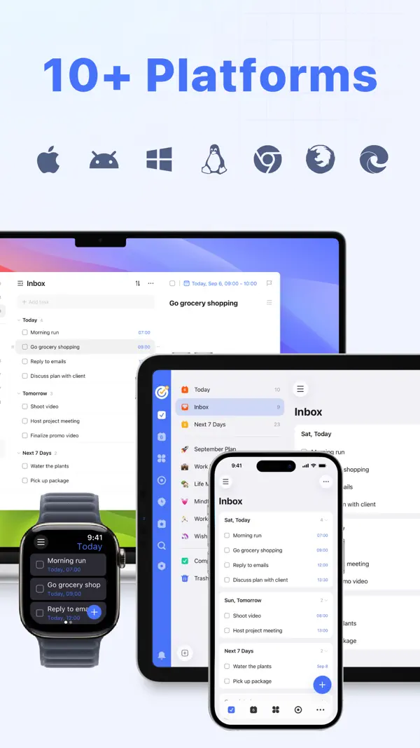 TickTick:To Do List & Calendar iPhone App Screenshot 10 – Produktivität