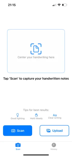 HandyText screenshot 1