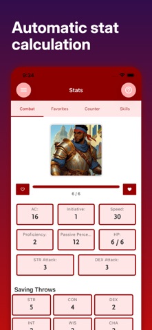 DnD 5e Character Keep Screenshot 3 of 7
