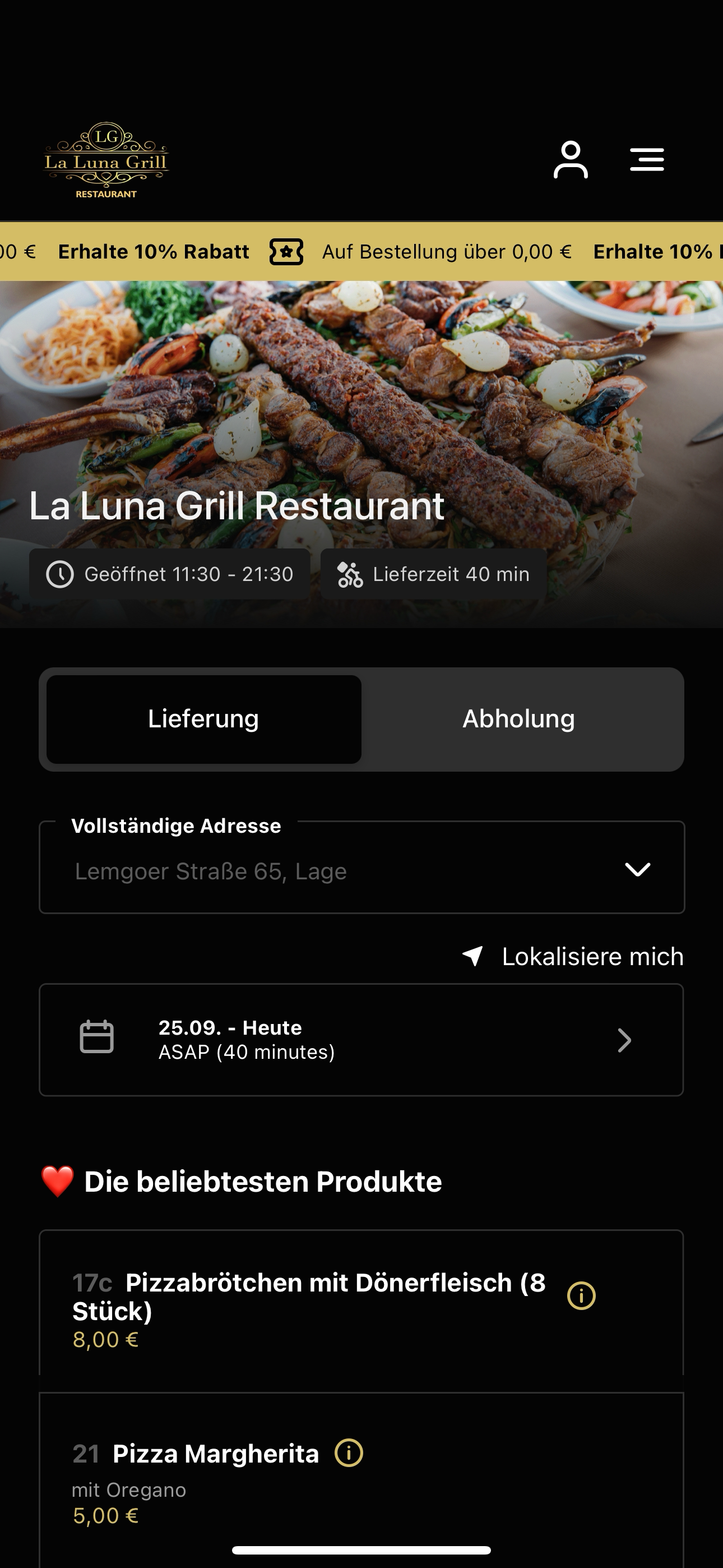 La Luna Grill Restaurant