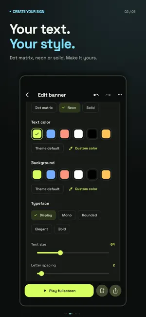 LED Banner Glow Scrolling Text screenshot 2