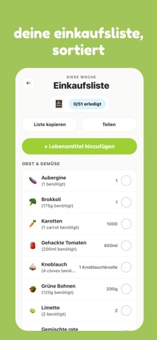 mise – Essensplaner iPhone screenshot 4