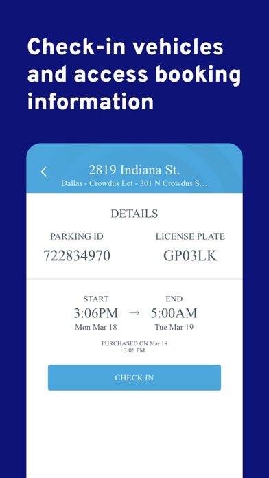 ParkWhiz Mobile Attendant Screenshot