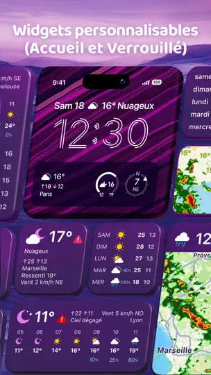Capture d'écran de Partenaire Météo: Prévision sur iPhone 4