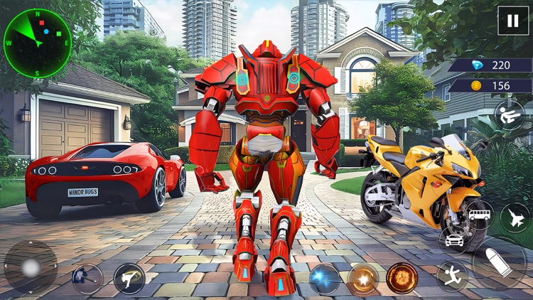 Multi Robot War Car Transform