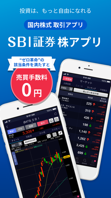 SBI証券 株 アプリ-株価・投資情報のスクリーンショット - 1