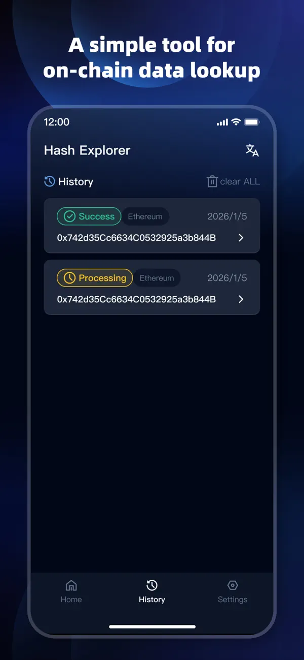 #3. Hash Explorer : Hash Lookup (iOS) Ved: Havardd Sindree