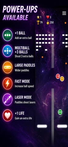 DoubleBreakout : Dual Paddle Screenshot 2 of 10
