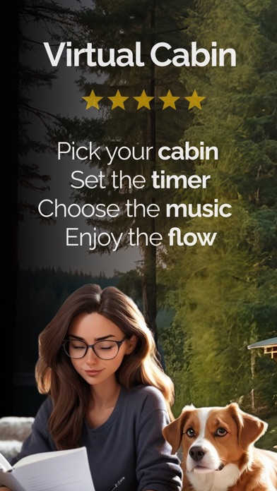 Virtual Cottage: Focus Timer Screenshot