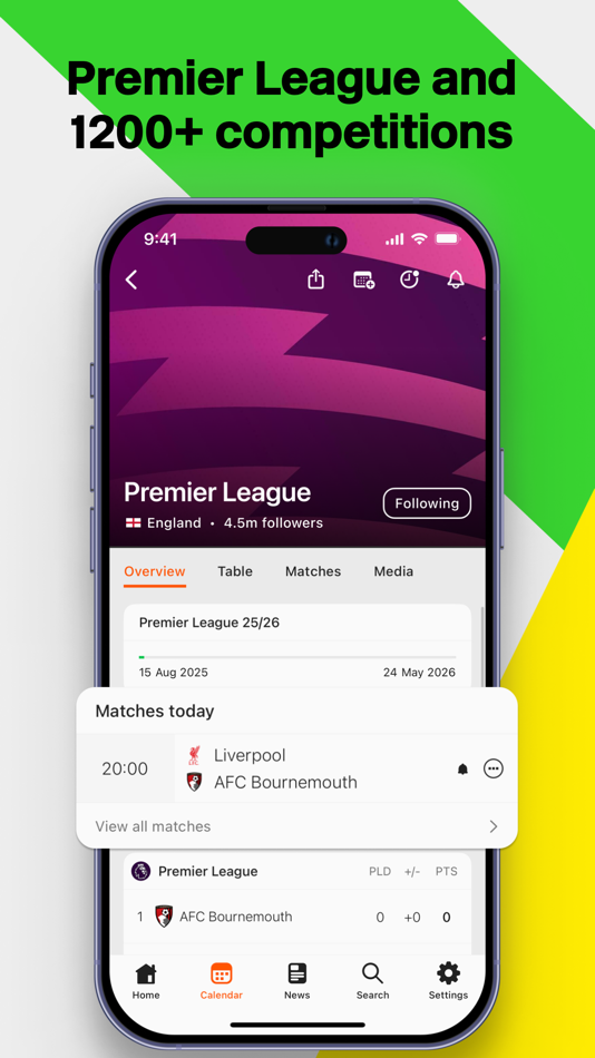 #1. Forza Football - Live Scores (iOS) De: Forza Football AB