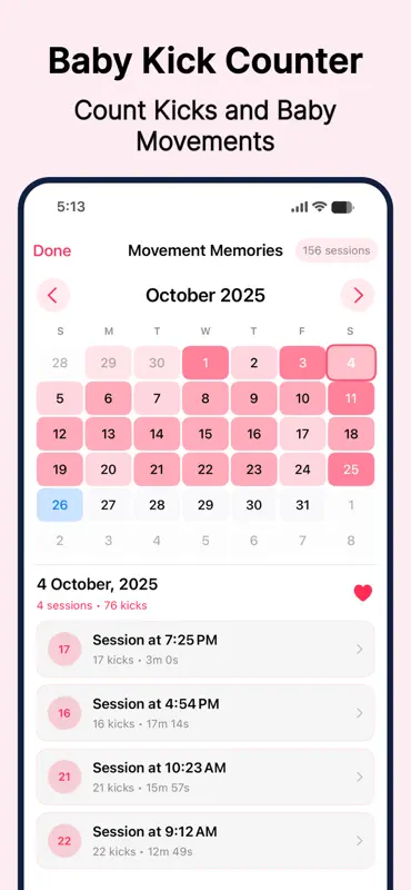Baby Kick Counter - Pregnancy screenshot 3 of 8