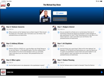 ESPN New York iPad screenshot