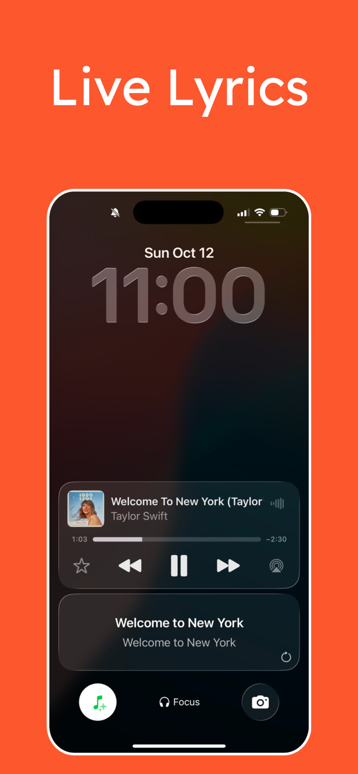 Dynamic Lyrics Widget screenshot 1