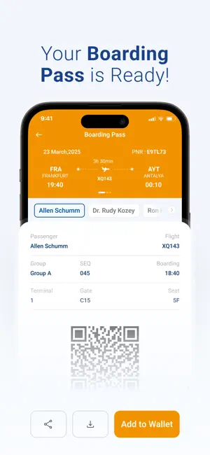 SunExpress Airlines iPhone screenshot 6