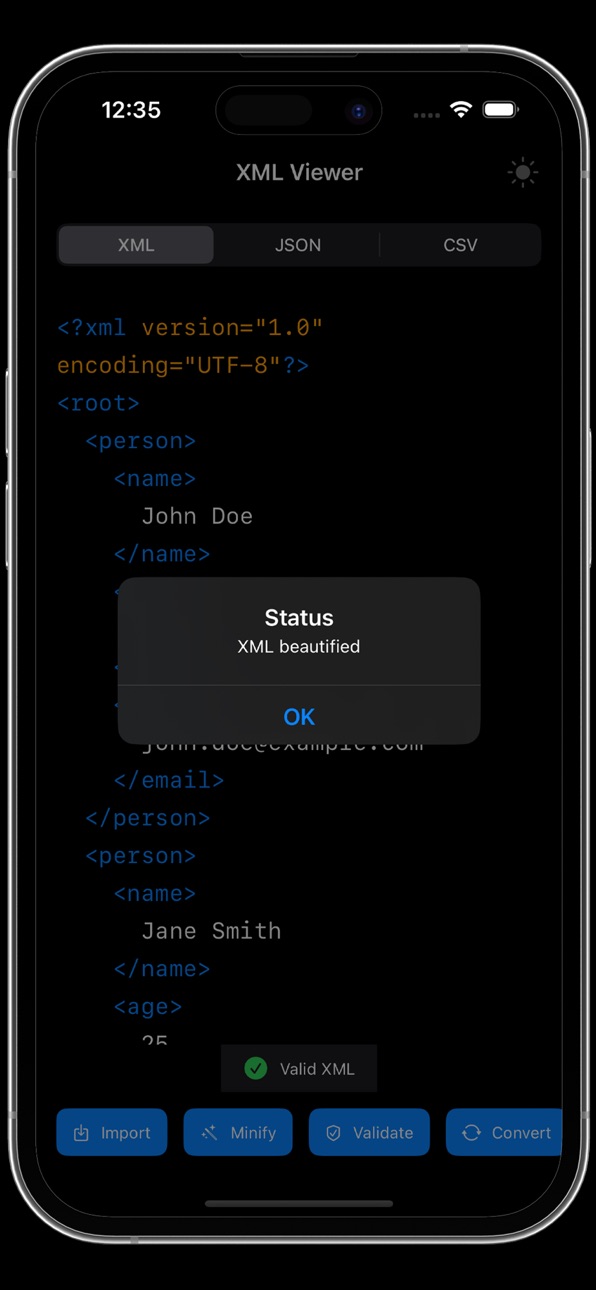 iPhone screenshot