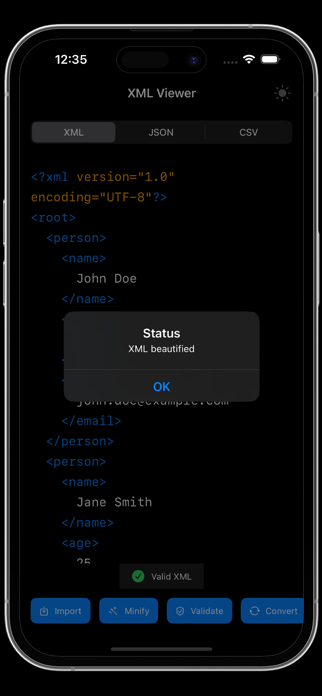 XML Viewer: Editor & Formatter Screenshot 2 of 7