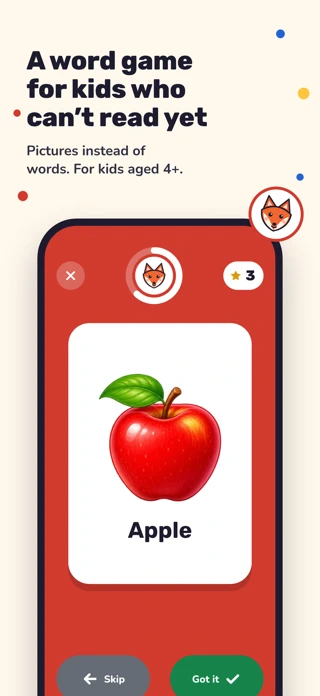 Fox & Bunny: Alias for kids App Store search result