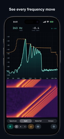 SonoSpec: Audio Spectrum RTA