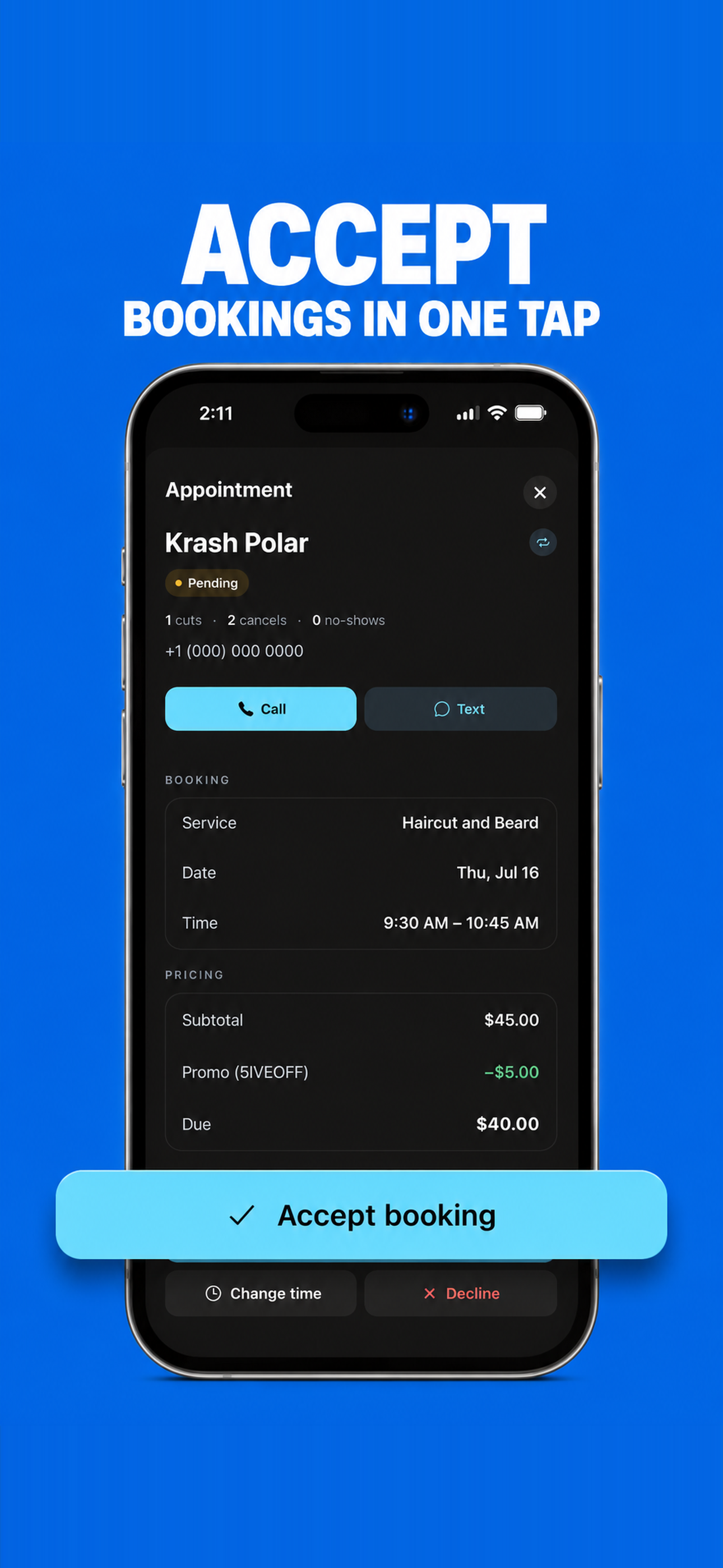 Lineup Biz screenshot 2