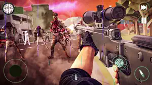Sniper Zombie Hunting 3D Games screenshot 1