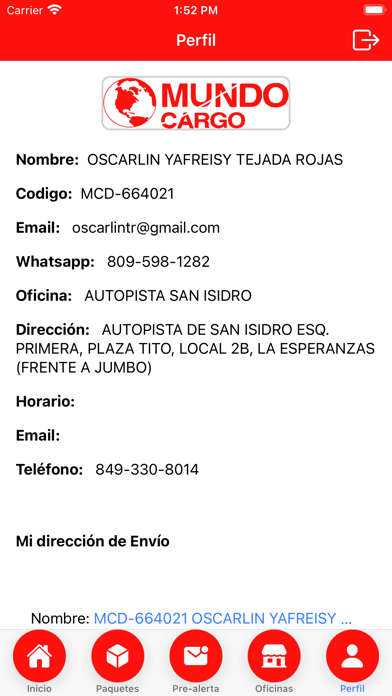 Mundo Cargo Screenshot
