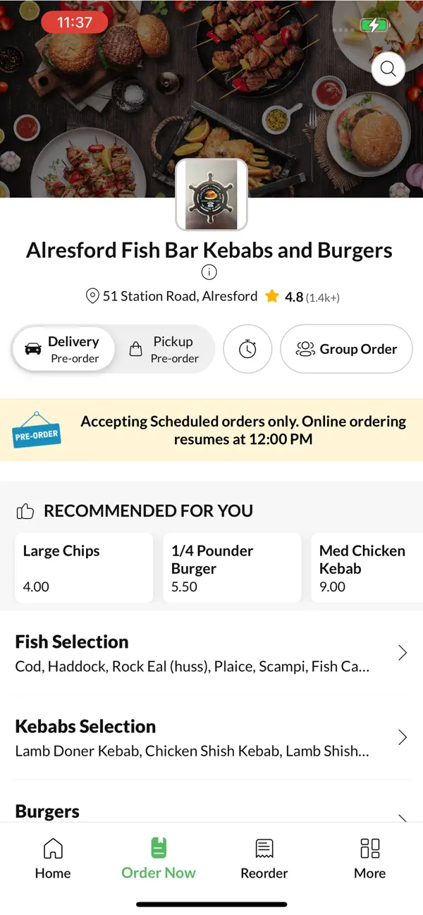 Screenshot #2 pour Alresford Fish Bar-Colchester