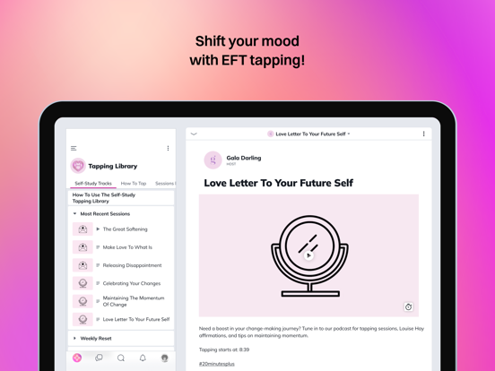 Vortex by Gala Darling iPad screenshot 2 - Social Networking app