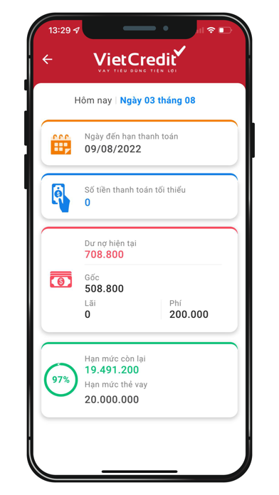 VietCredit Screenshot