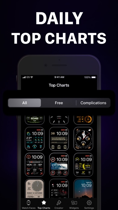 Watch Faces Gallery for iWatch iPhone screenshot 6 - Lifestyle app