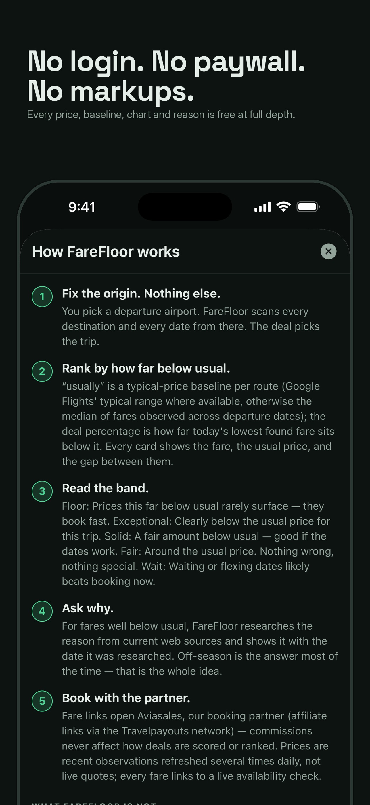 Screenshot 6 of FareFloor: Flight Deals Finder