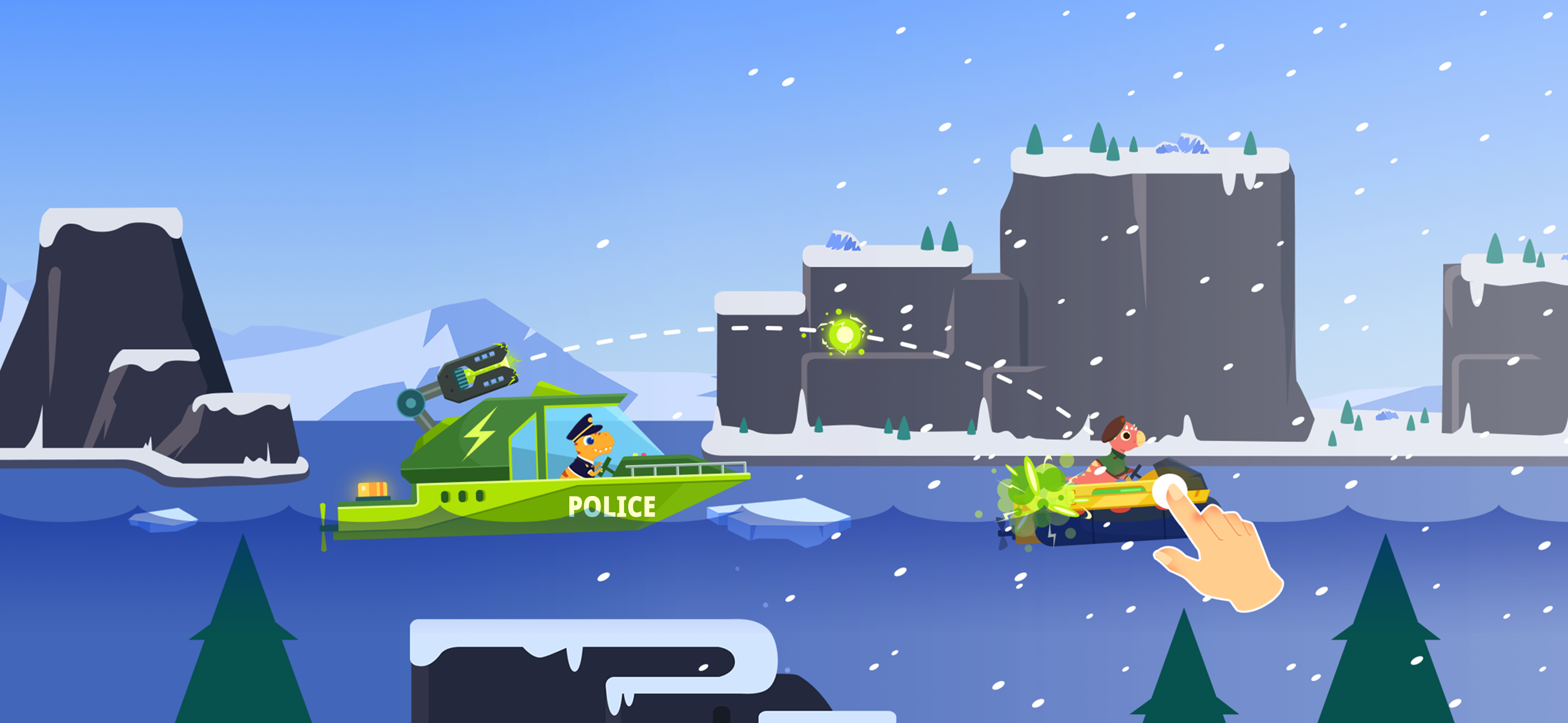 Dinosaur Police Games for kids