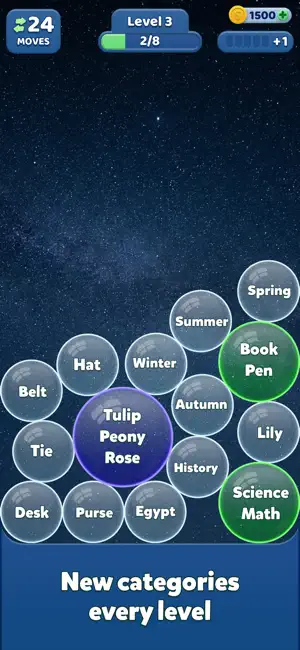 Word Merge - Bubble Puzzle screenshot 2