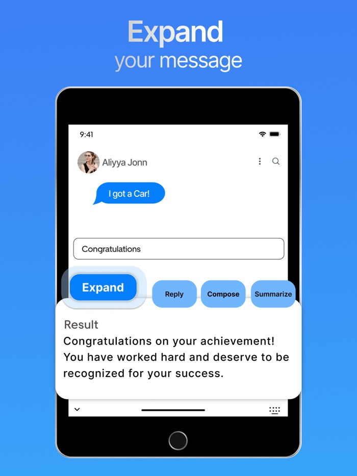 AI Typing Keyboard  AI Writer