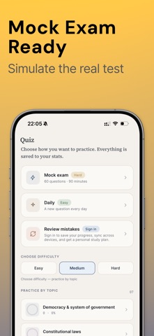 Swedish Citizenship Test Screenshot 2 of 8