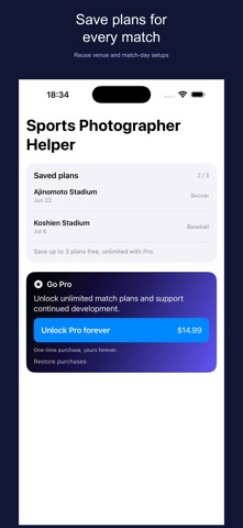 Sports Photographer Helper screenshot