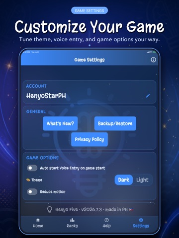 Henyo Five: Pinoy Word Game iPad screenshot