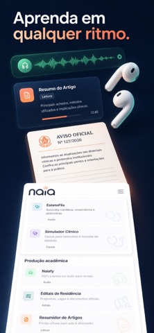 Naia - IA Clínica para Médicos screenshot