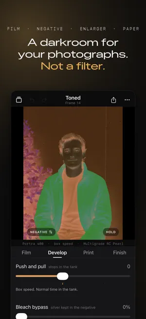Toned: Halation & Darkroom screenshot 1