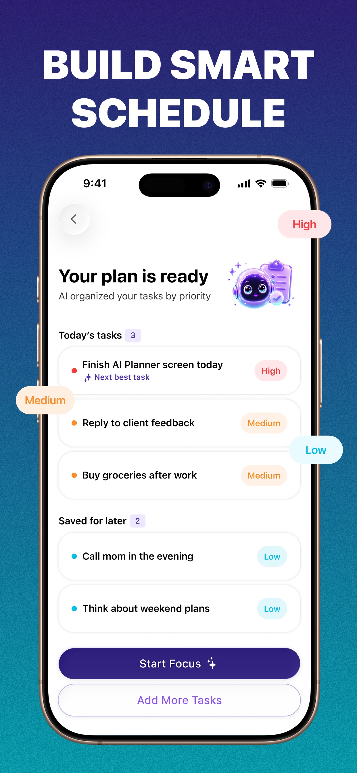 Screenshot 4 of AI Tracker Planner