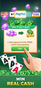 Solitaire Clash: Win Real Cash screenshot #2 for iPhone