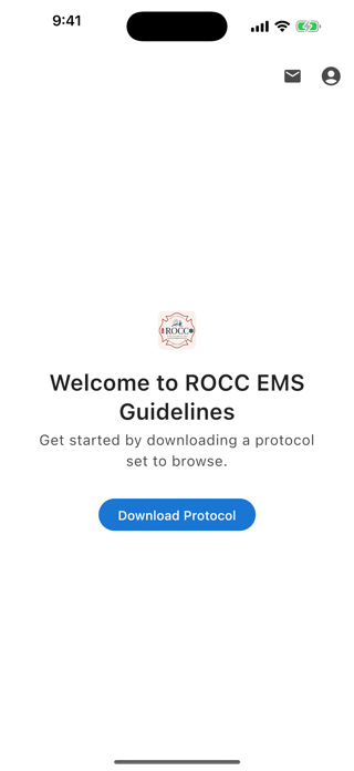 ROCC EMS Guidelines Screenshot 1 of 2
