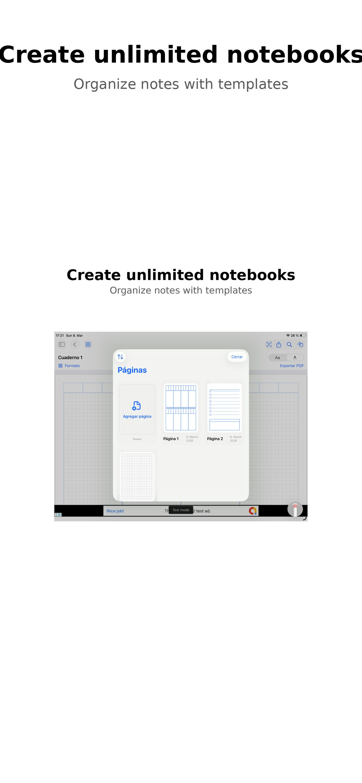 Simplify Notes –  for iPad screenshot 4
